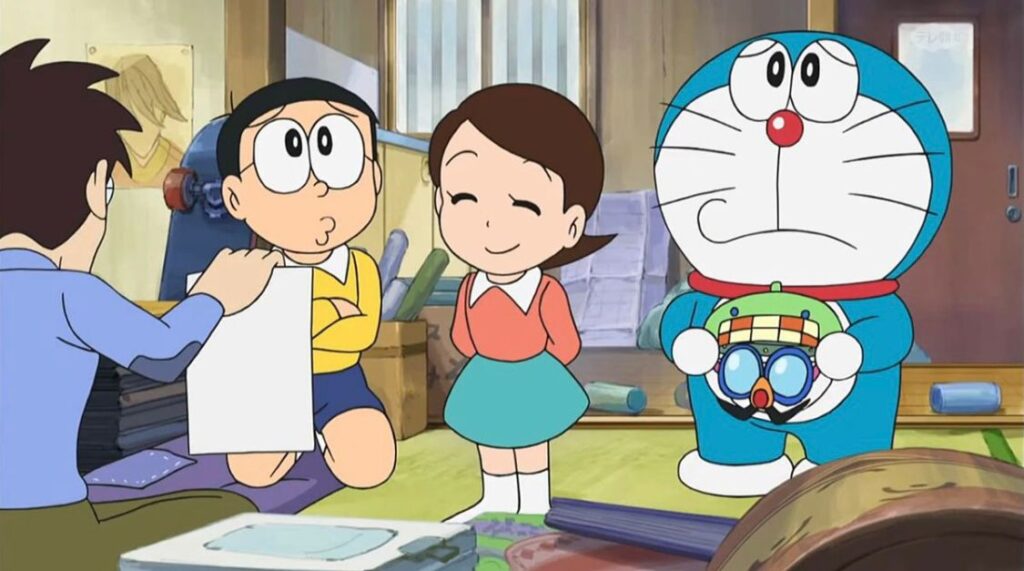 Doraemon X APK v1.2b | Free Download Latest version 17 Doraemon enjoying with friends in a fun scene.